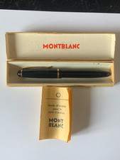 vintage - stylo à pointe  montblanc meisterstuck 1956 remplisseur a piston