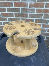 RARE  Support En Bois Pour  4 verres À Bière Belge  KWAK Pauwel