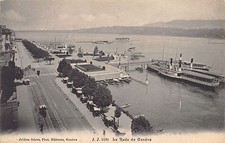 Suisse - GENÈVE - La rade - Bateau-salon - Ed. Jullien frères J.J. 5161