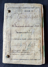 Livret militaire 31e Régiment de Ligne classe 1878 Sergent Major Chef de Groupe