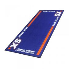 Tapis environnemental Biketek Garage Mat Race Ready SX bleu orange paddock pour