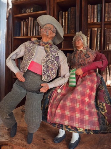 Santon ancien habillé homme