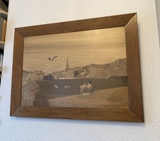 Grand et ancien tableau en