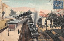 CPA 06 CANNES / LE RAPIDE COTE D'AZUR EN GARE / TRAIN