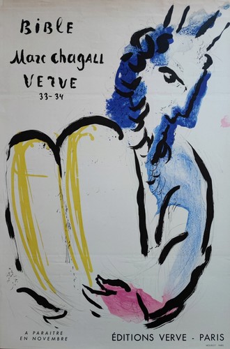 Marc chagall affiche litho - marc,