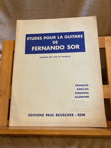 Etudes pour guitare - la,