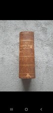 Ancienne Bible 1890 – Société Biblique Protestante – Reliure demi-basane dorée –