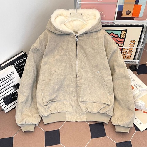 Veste capuche fourrure - veste, en