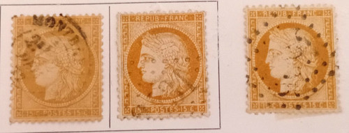 France timbres anciens ceres - france,