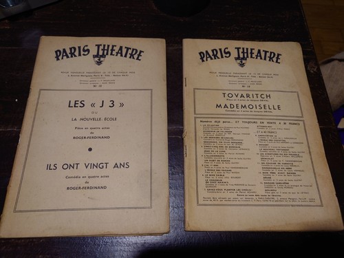Revue paris théâtre - revue,