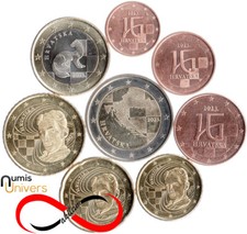 Série Euro Courante Non Circulée (UNC) - Croatie 2023