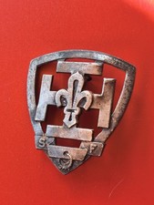 Insigne scout Croix trèfle et