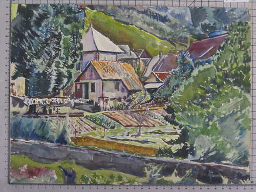 Vue paysage de - d, la