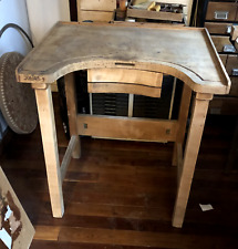 magnifique meuble metier etabli JOLIOT de bijoutier horloger avec peau de recup