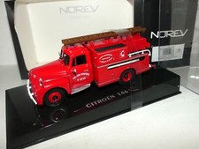 CITROEN T46 POMPIERS CITERNE INCENDIE NOREV 1:43