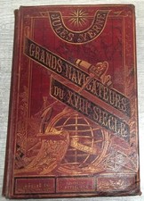 JULES VERNE GRANDS NAVIGATEURS DU XVIIIè SIECLE HETZEL HISTOIRE GRANDS VOYAGES