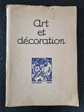Revue Art et décoration février 1920 Paul Jouve la laque le monotype le cinéma
