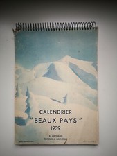 Ancien calendrier beaux pays - calendrier, pays"