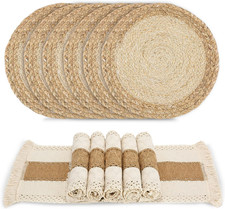 Lot De 6 Sets De Table Tissés
