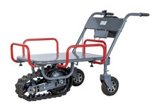 Brouette électrique à plateau 150kg sur chenille avec roues et ERP150