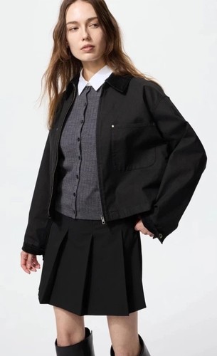 Uniqlo zip short - zip-up, jacket