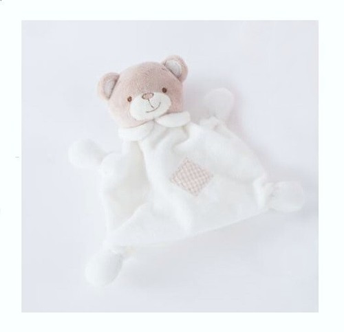 Doudou plat peluche ourson - plat,