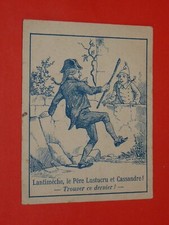 CHROMO 1889-1900 JEU CHERCHEZ TROUVEZ LANTIMECHE PERE LUSTUCRU CASSANDRE