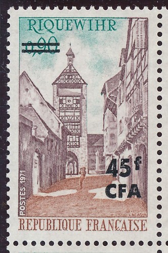 Timbre cfa réunion 397 - timbre, 397**