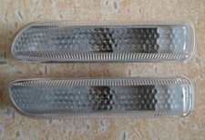 2 Feux Clignotants Répétiteurs d'ailes Bmw E46 phase 1 (1998-2001) Blancs NEUF