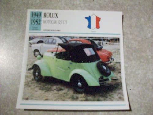 Carte fiche rolux - fiche,
