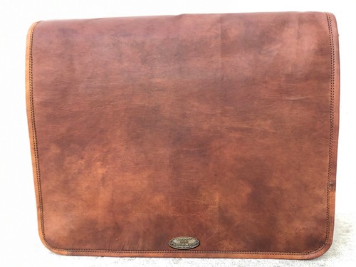 Sac serviette vintage cuir - sac,