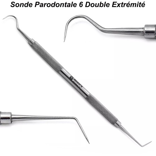 Sonde dentaire double - dentaire, 6