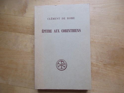 Clement rome epitre aux - rome,