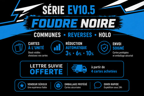 Carte pokémon ev10 foudre - carte,