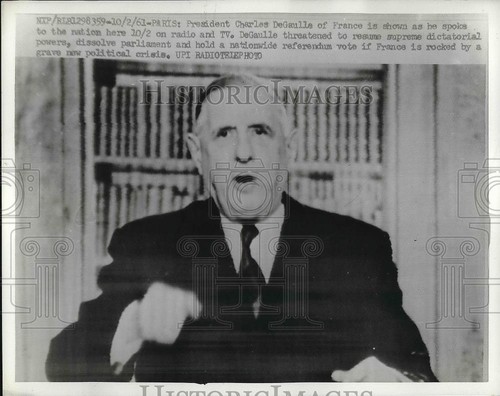 1961 press photo french - 1961,