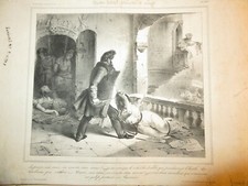 GRANDVILLE Litho CARICATURE