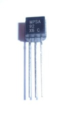 10 x MPSA92 - Transistors bipolaires PNP - BJT 300V 500mA - TO-92 - DIOTEC