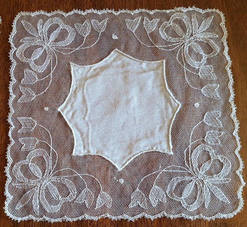 Napperon ancien tulle - -ancien,
