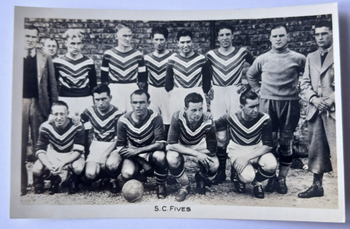 1936 carte photo - sc, fives