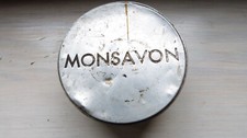 Boite Monsavon fer blanc ancienne