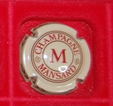 1 Plaque de muselet de champagne Mansard