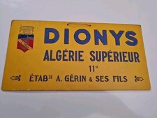 PLAQUE PUB CARTON DIONYS