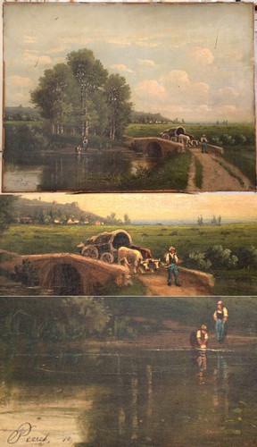 Peinture 19e siècle - , (1880)