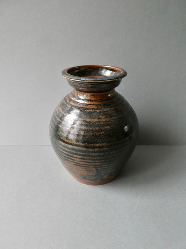 Vase grès émaillé - vase, en