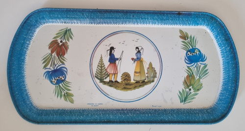 Plateau métal vintage - , hb