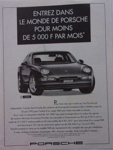 Rare publicite voiture - rare,