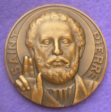 MEDAILLE de table EN BRONZE 