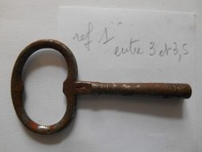 clé clef  XIXe fer forgé de