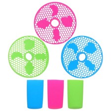 Lot de 3 poignées en silicone