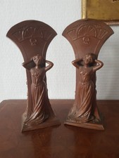 TB PAIRE VASES CASSOLETTES ART